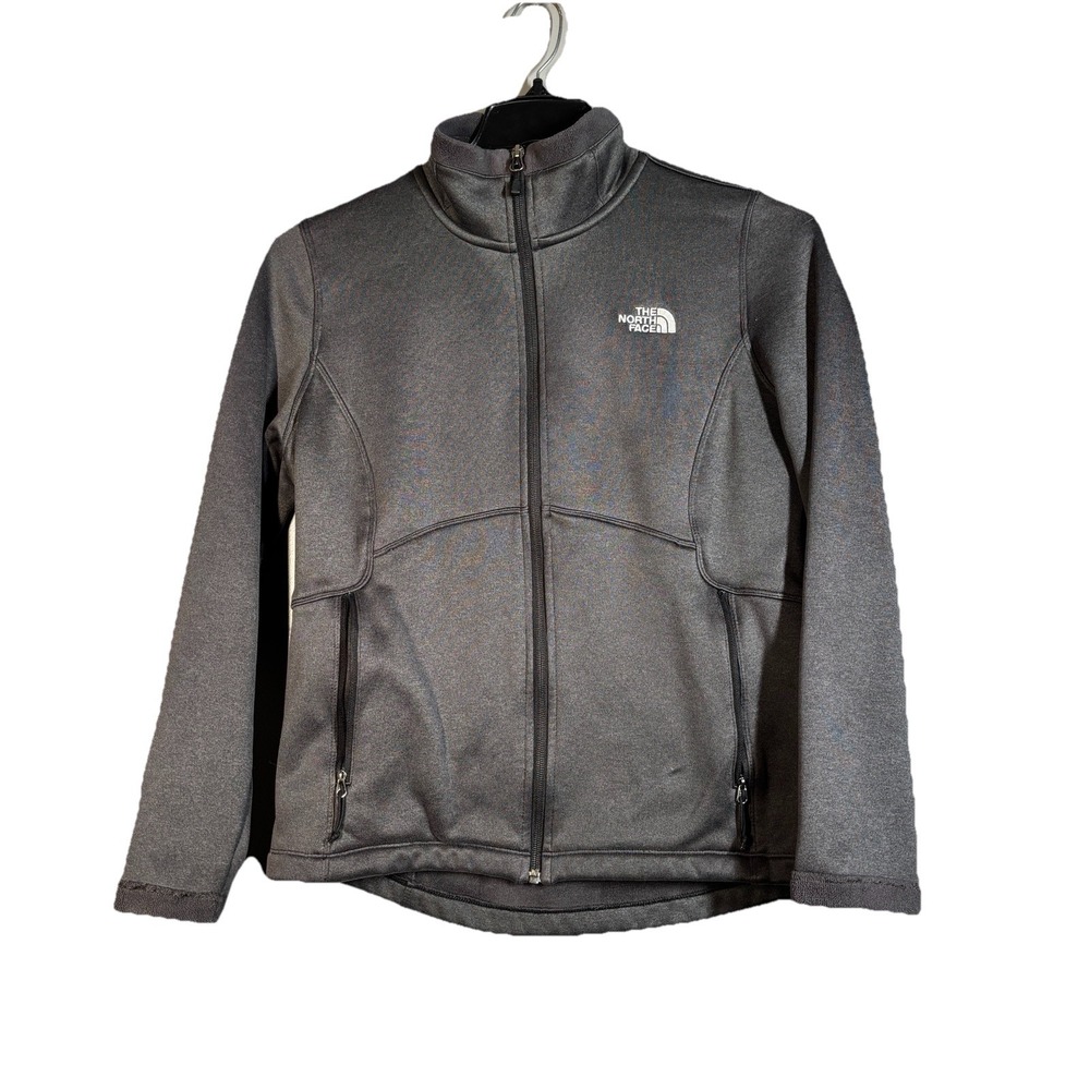 The North Face Fleece Womens Large Gray Fleece Full Zip Sweatshirt Jacket